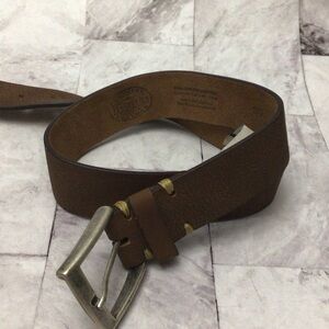 Roots Brown Leather Belt